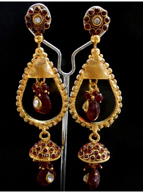 Polki Earrings